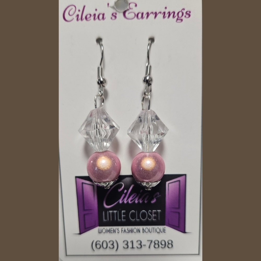 Dangling Earrings, Beaded